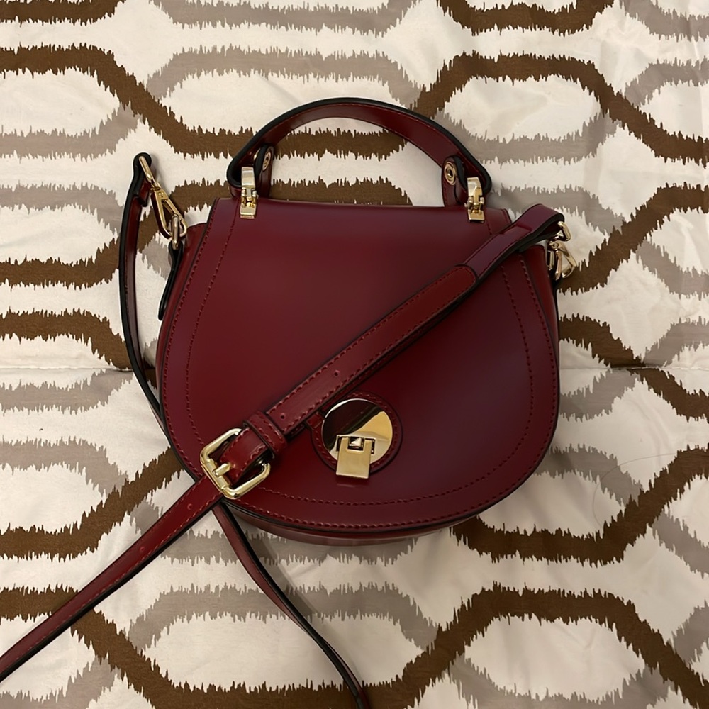 NWOT - Mini red satchel crossbody bag - Merlot